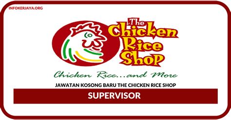 Insyaallah gaji lumayan & pelbagai elaun istimewa untuk anda. Jawatan Kosong Terkini Supervisor Di The Chicken Rice Shop ...