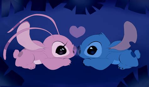 Stitch And Angel Phone Wallpaper By Mikohon3y3a3y On