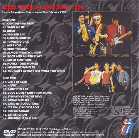 Rolling Stones Steel Wheels Japan Tour 1990 2dvdr Giginjapan