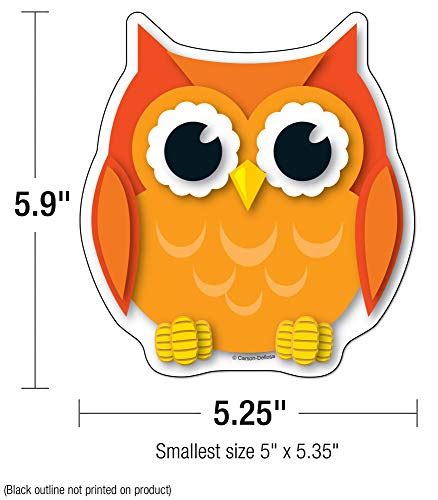 Carson Dellosa Colorful Owls Colorful Cut Outs Classroom Décor 36