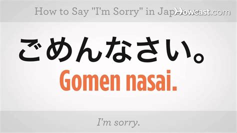 Both words mean beautiful in english, but there are subtle differences in how and when to use them. How to Say "I'm Sorry" | Japanese Lessons - YouTube