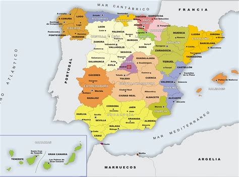 Mapa Autonomico España