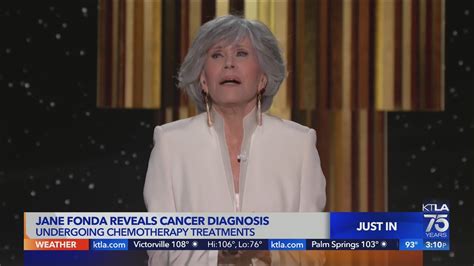 Jane Fonda Diagnosed With Cancer Youtube