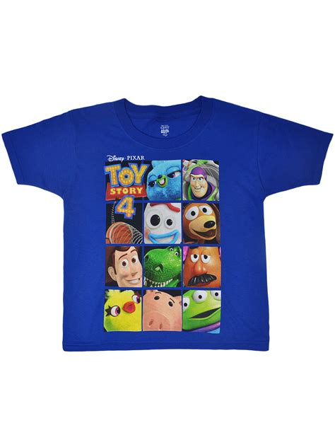 Boys Toddler Toy Story T Shirt Woody Buzz Forky Rex Hamm Cotton