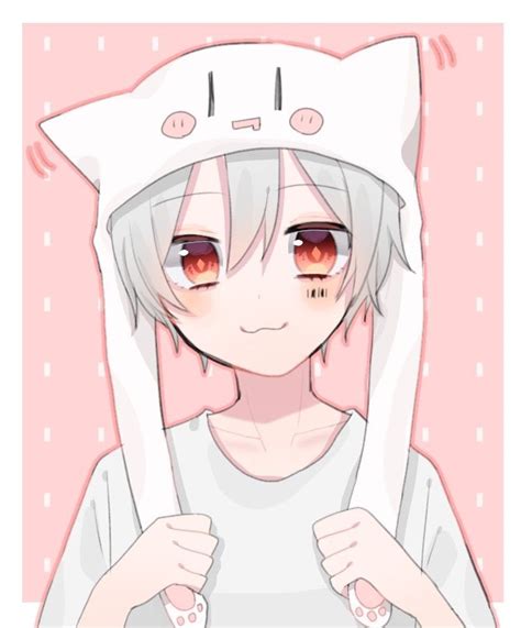 Neko Boy Anime Cat Boy Chibi Boy Gato Anime Kawaii Chibi Cute