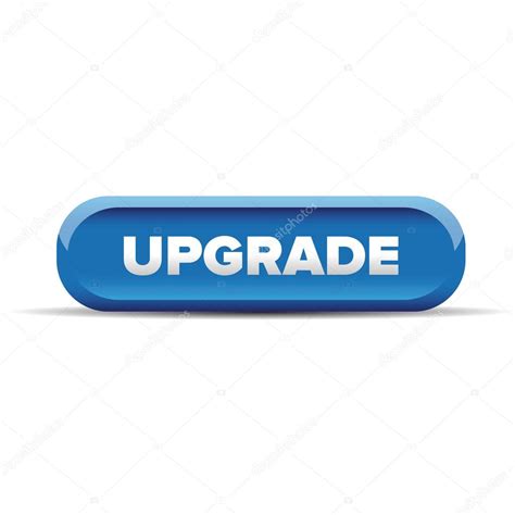 Upgrade button blue vector — Stock Vector © Grounder #92274312
