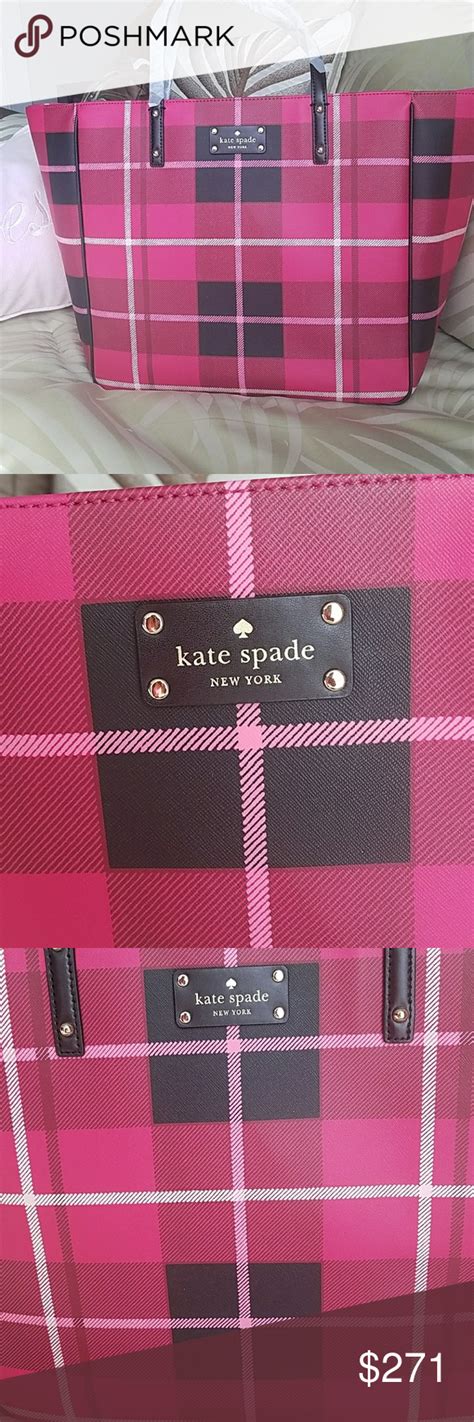 The kate spade surprise sale is boasting price cuts of up to 78% on its famous purses, clothes and more—save big for prime day 2021. 💖Kate Spade plaid TOTE!!!!💖💖💖 NWT | Plaid tote