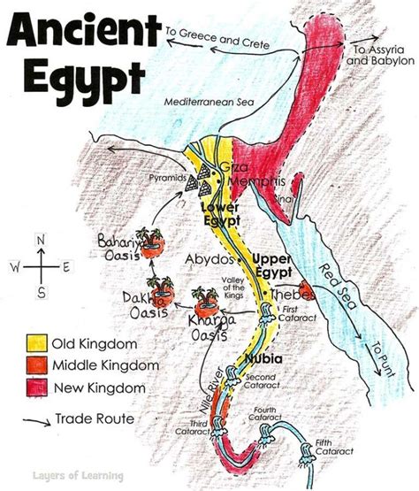 Ancient Egypt Map Worksheet Pdf