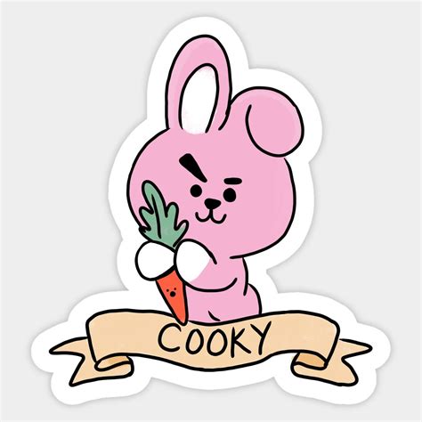 Cooky Jungkook Bt21 Character Sticker Cooky Bt21