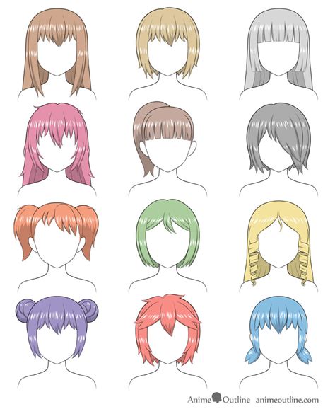 Collection Anime Hairstyles Female Tutorial For Wallpaper Logo The