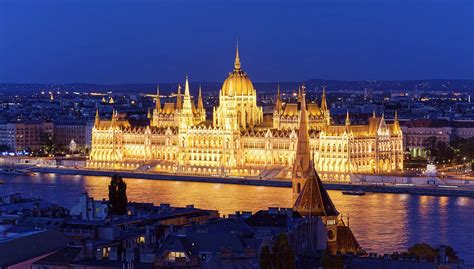 Budapest Parliament Building At Night Photograph By Ioan Panaite