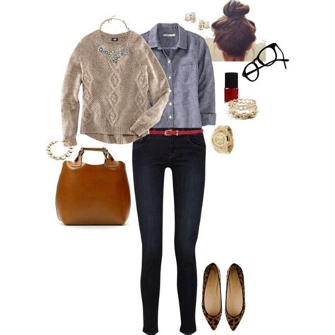 Casual Chic Friday Created By Angela Reiss On Polyvore Work Outfit Office Preppy Girls