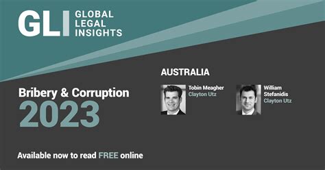 bribery and corruption laws and regulations australia gli