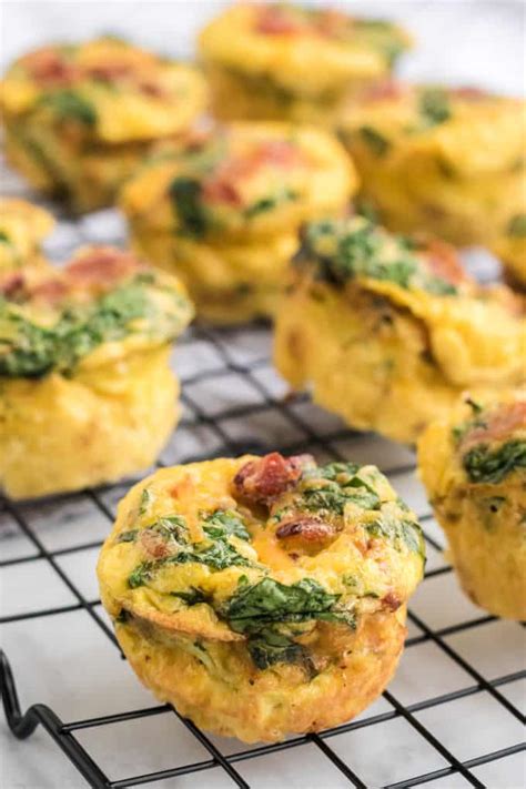 Spinach And Cheese Egg Muffins Simply Stacie