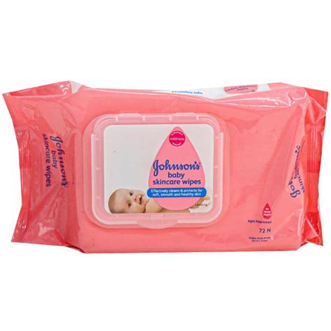 Buy Johnsons Baby Wipes With Lid 20 Cm X 14 Cm Pack Of 72 In