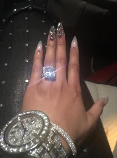 Nicki Minaj Flaunted Her Diamond Encrusted Ring On Instagram 24 Pictures You Capital Xtra