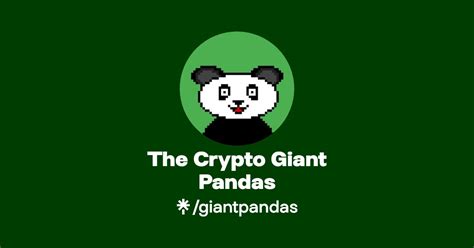 The Crypto Giant Pandas Twitter Instagram Linktree