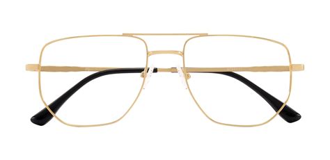 Langley Aviator Prescription Glasses Gold Mens Eyeglasses Payne Glasses