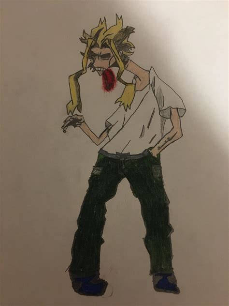 Heres My All Might True Form That I Drew Also If You Guys Have Any Art