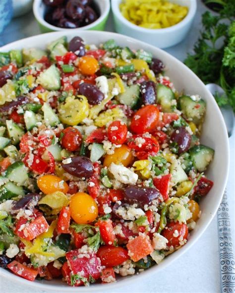Greek Quinoa Salad Recipe A Cedar Spoon