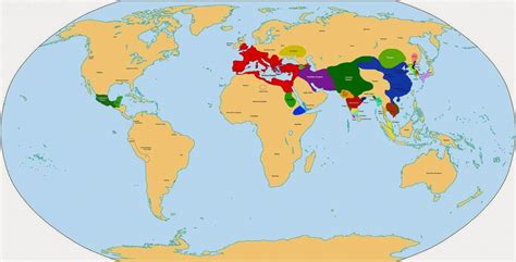 A Political Map Of The World 200 Ad Vivid Maps