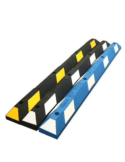 Recycled Rubber Parking Blocks Municipal Safety Supply