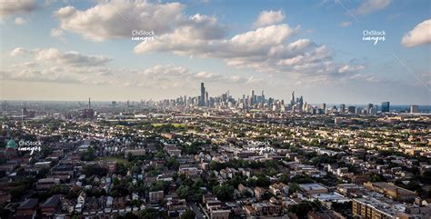 Aerial View Of Bridgeport Chicago Chistockimages Com