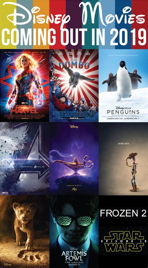 The list has been ordered by release date, from nearest to furthest out, for your convenience! Most Anticipated Disney Movies Coming Out in 2019 - Play ...