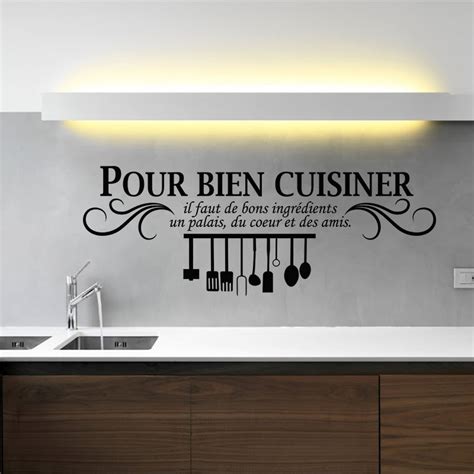 Papier support avec grilles pour une coupe facile. Sticker Pour bien cuisiner - Stickers STICKERS CUISINE ...
