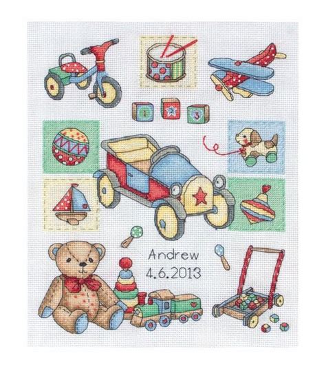 This pattern is at 18 count and translates to aida fabric at a final size: Birth sampler ACS39 Boy Birth Counted cross stitch kit ...