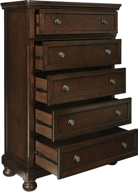 Millennium® By Ashley® Porter Rustic Brown Chest Of Drawers Miskelly