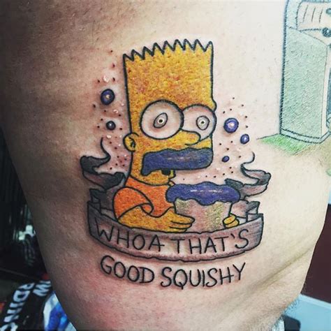 Hahaha Love This Simpsons Tattoo Cute Animal Tattoos Badass Tattoos