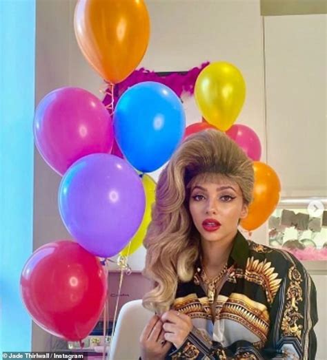 Little Mixs Jade Thirlwall Wears Giant Wig To Transform Into Drag