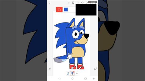 Sonic The Hedgehog In Bluey Style Youtube