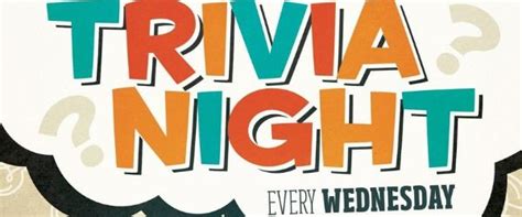Wednesday Night Trivia At The Spot 56 Provost Street New Glasgow New