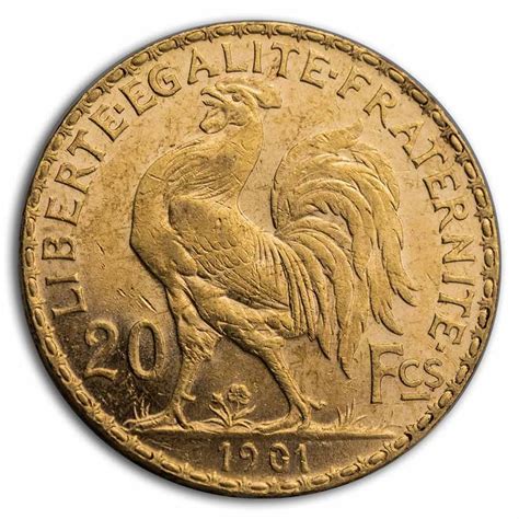 Buy France Gold 20 Francs French Rooster Coin 1899 1914 Au Apmex