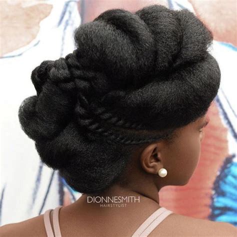 50 Updo Hairstyles For Black Women Ranging From Elegant To Eccentric Natural Hair Wedding