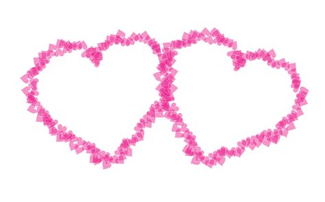 Two Pink Hearts Png Image For Free Download
