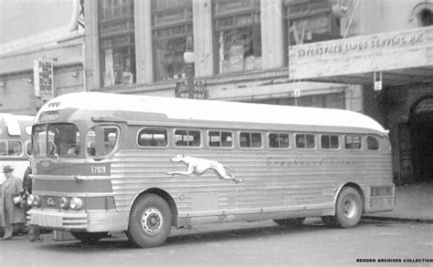 40s Greyhound Bus In Boston Terminal Bus Greyhound Bus Bus Station