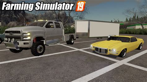 Fs19 70 Camaro Finished New Trailer Car Show Road Trip Youtube