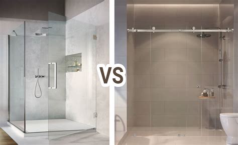 Hinged Shower Door Vs Sliding Everything You Need To Know In One