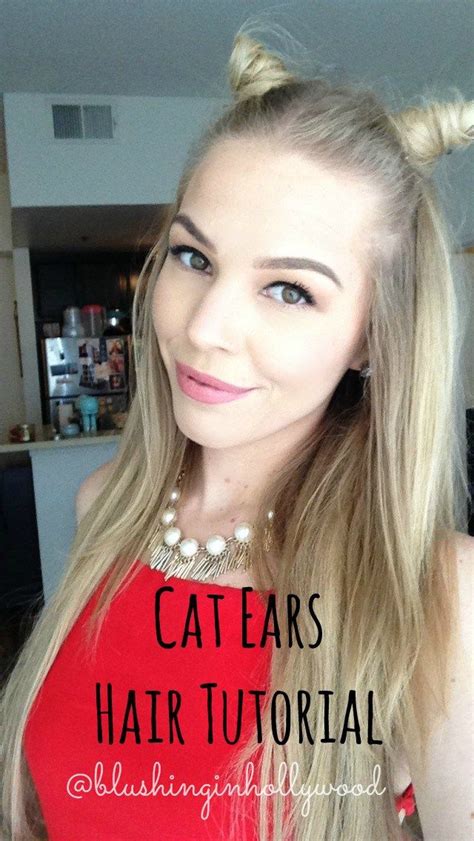 Cat Ears Hair Tutorial Ft Girl Get Glamorous Hair Extensions