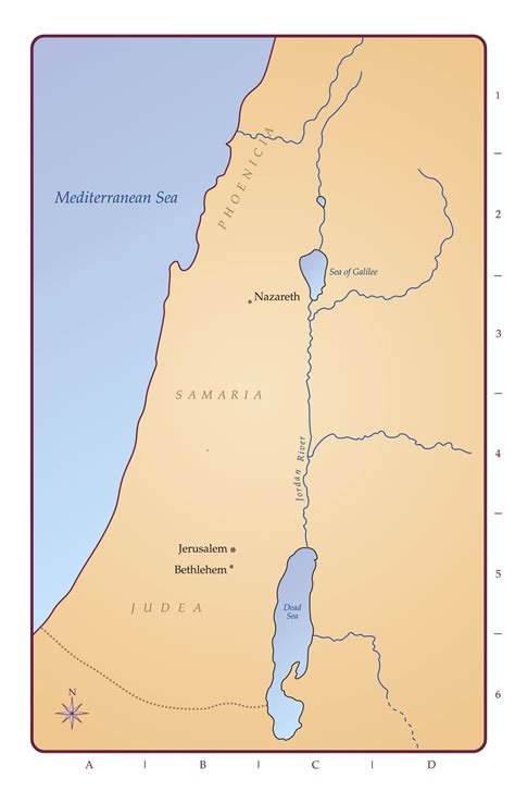 Map Of The Holy Land