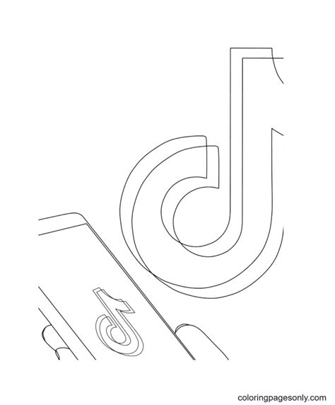 Tiktok Coloring Pages Printable For Free Download