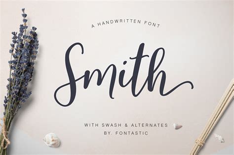 Smith 25910 Script Font Bundles