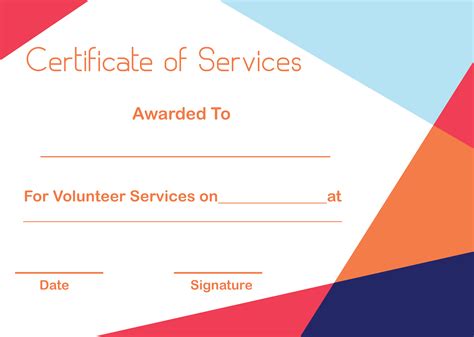 5 Free Printable Certificate Of Service Templates Howtowiki