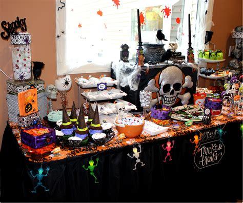 Spooky Halloween Candy Table Halloween Dessert Table Dessert Table
