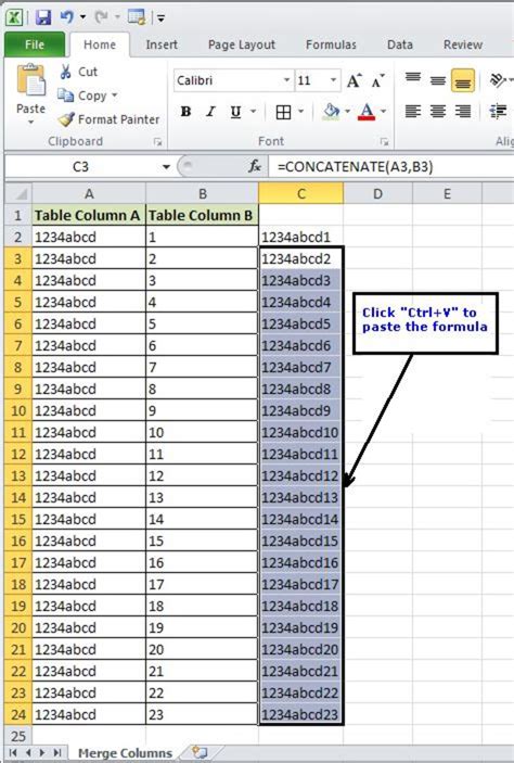 Excel Tutorial How To Combine Multiple Columns Into A Single Column