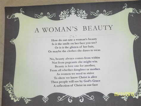 The Beauty Of A Women Themed Banquet The Poem Written By My Mother
