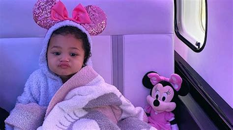 Kylie Jenners Daughter Stormi Is Decked Out In Minnie Mouse After Her